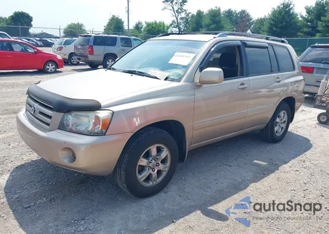 2004 Toyota Highlander V6 z USA, uszkodzony, nr VIN JTEEP21A140025561